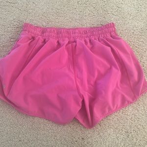 Pink lululemon shorts size 8